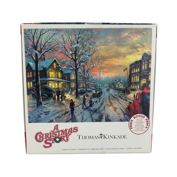 Ceaco Thomas Kinkade "A Christmas Story" Jigsaw Puzzle / 300 Pieces - Picture 2 of 4